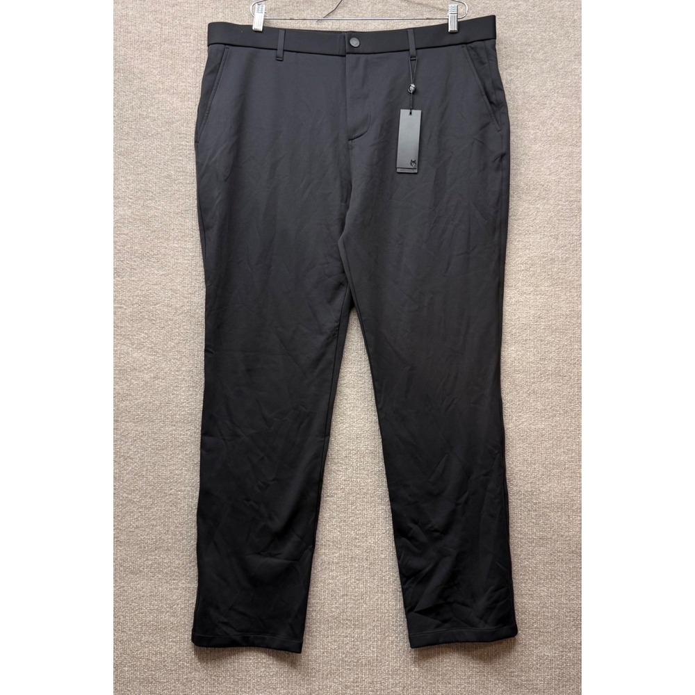 Greyson Sequoia Trouser Mens 40/32 Shepherd Black Golf Pants MSP22B03 NEW